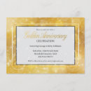 Search for 50th anniversary dinner invitations Elegant