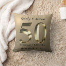 Search for anniversary cushions Golden