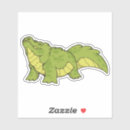 Search for happy alligator stickers Green