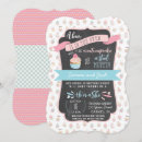 Search for die cut baby shower invitations Chalkboard