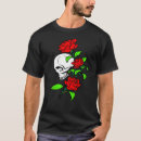 Search for skulls and roses tshirts Retro
