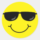 Search for smiling face with sunglasses stickers Emoticon