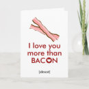 Search for i love bacon cards Heart