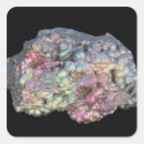 Search for mineralogy stickers Close up view