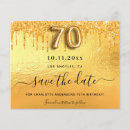 Search for 70th birthday save the dates For her