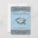 Search for save the date graduation invitations Blue