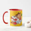 Search for kawaii animal mugs Cute capybara