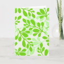 Search for floral leaf pattern cards Greenery