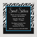 Search for blue black zebra Birthday