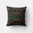 Search for turquoise and brown cushions Black