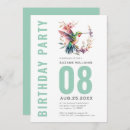 Search for hummingbird birthday invitations Modern