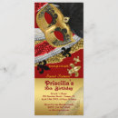 Search for red black gold sweet 16 invitations Glitter