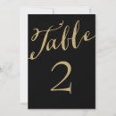 Search for gold wedding table cards Script