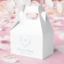 Search for dusty blue wedding favour boxes Elegant