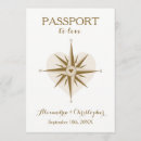 Search for compass wedding invitations Passport