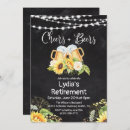 Search for cheers beers retirement invitations Rustic