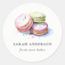 Search for french macarons stickers Watercolor