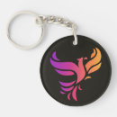 Search for phoenix bird key rings Modern