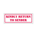 Search for return to sender rubber stamps Address