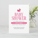 Search for duck baby girl shower invitations Cute