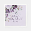 Search for purple floral napkins Modern