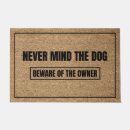Search for beware of dog doormats Welcome