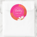 Search for orange birthday stickers Modern