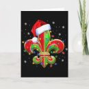 Search for fleur de lis christmas cards Xmas