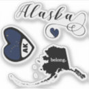 Search for alaska map stickers Alaska state flag