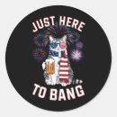 Search for patriotic cat stickers Independence