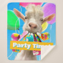 Search for birthday party blankets Cute animal