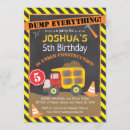Search for construction party invitations Digger