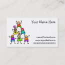 Search for teamwork business cards People