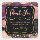 Search for black gold glitter thank you stickers Stylish