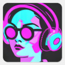 Search for headphones stickers Music