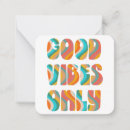 Search for good vibes postcards Hippie