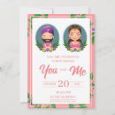 Search for bride and groom cartoon invitations Indian