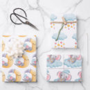 Search for elephant wrapping paper Pink blue