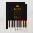 Search for piano concert invitations Elegant