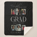 Search for graduation photo blankets Elegant