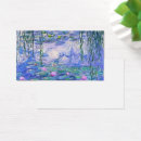 Search for impressionistic business cards Claude monet
