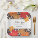 Search for fall wedding plates Fall in love