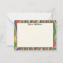 Search for rainbow note cards Retro
