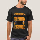 Search for may contain alcohol tshirts Warning