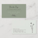 Search for olive green business cards Simple