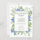 Search for hydrangea engagement party invitations Watercolor