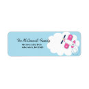 Search for clouds return address labels Plane