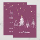 Search for purple christmas invitations Modern