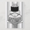 Search for anniversary cake invitations 25th