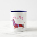 Search for pink dachshund mugs Cute